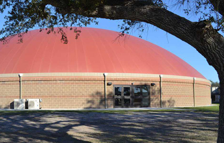 Because the Monolithic Dome can provide near-absolute protection and because Woodsboro, Texas is in a hurricane-prone area, in 2009 Woodsboro ISD received a FEMA grant of $1.5 million to build a gym/disaster shelter.