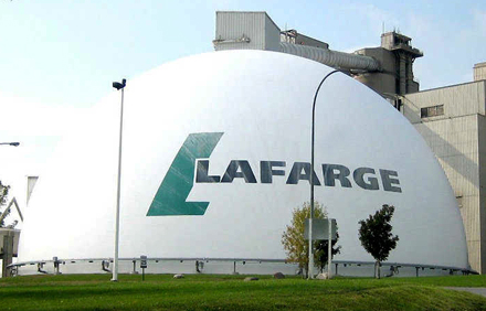 BULK STORAGE Lafarge Cement Plant — Located in Ontario, Canada, Lafarge’s storage dome can hold 40,000 tons.